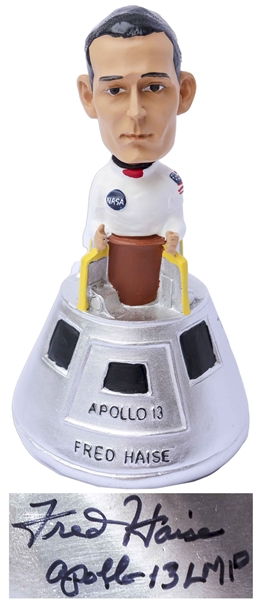 Apollo 13 Astronaut Fred Haise Signed Limited Edition Bobblehead